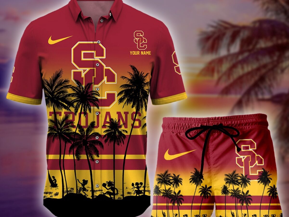 USC Trojans Palm Tree Summer Hawaiian Shirt, NCAA Sport Summer 