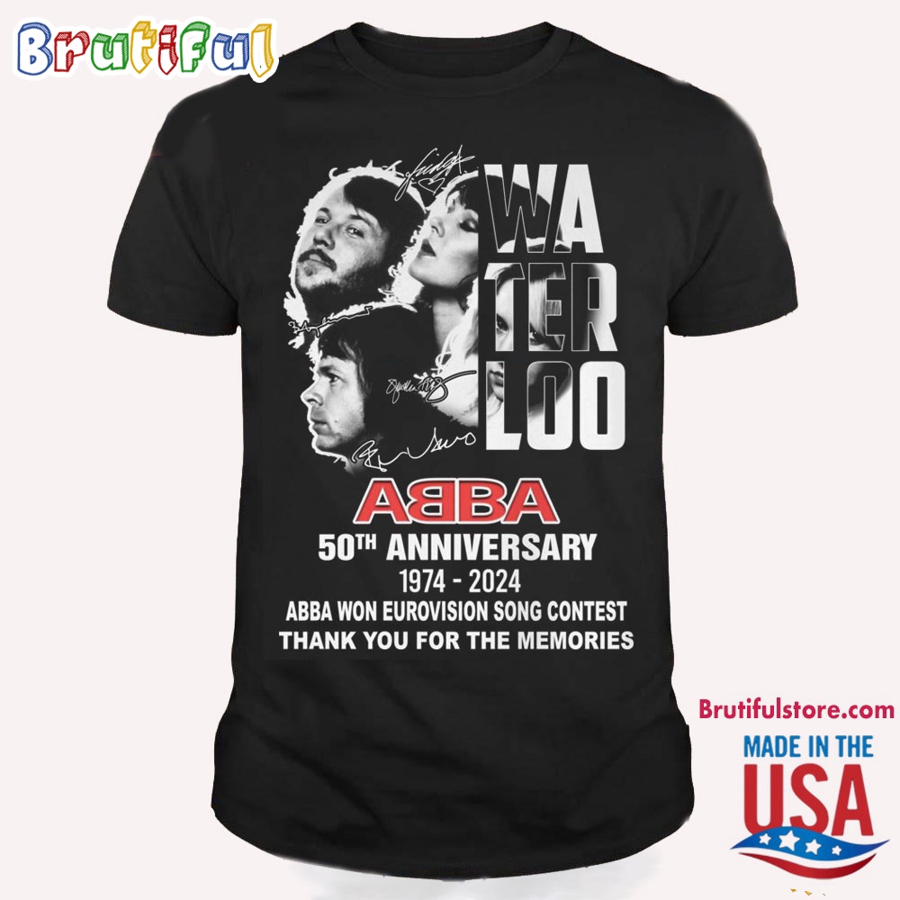 Water Loo ABBA Won Eurovision Song Contest T Shirt