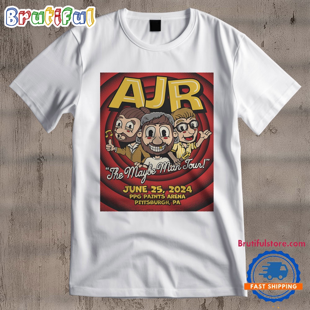 AJR Brothers June 25 2024 PPG Paints Arena Pittsburgh PA T Shirt