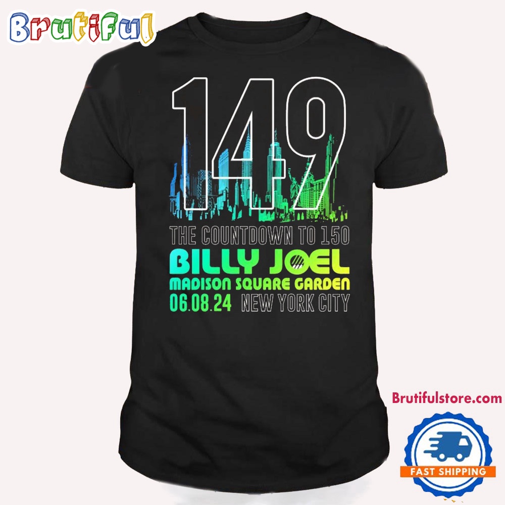 Billy Joel Madison Square Garden June 8 2024 New York City T Shirt Billy Joel Music Shirt 1