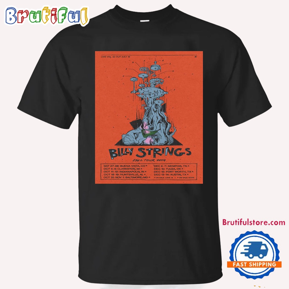 Billy Strings Fall Tour 2024 Music T Shirt