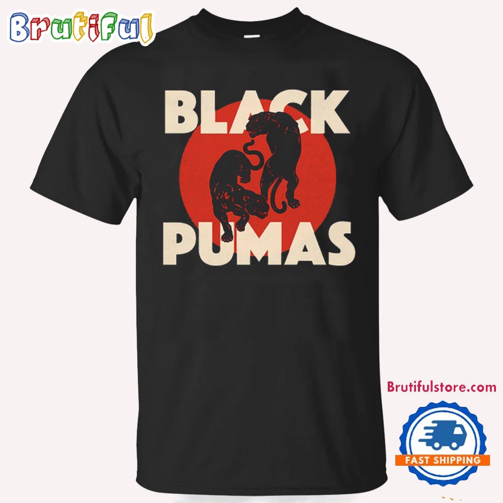 Black Pumas Double Pumas 2024 T Shirt 1