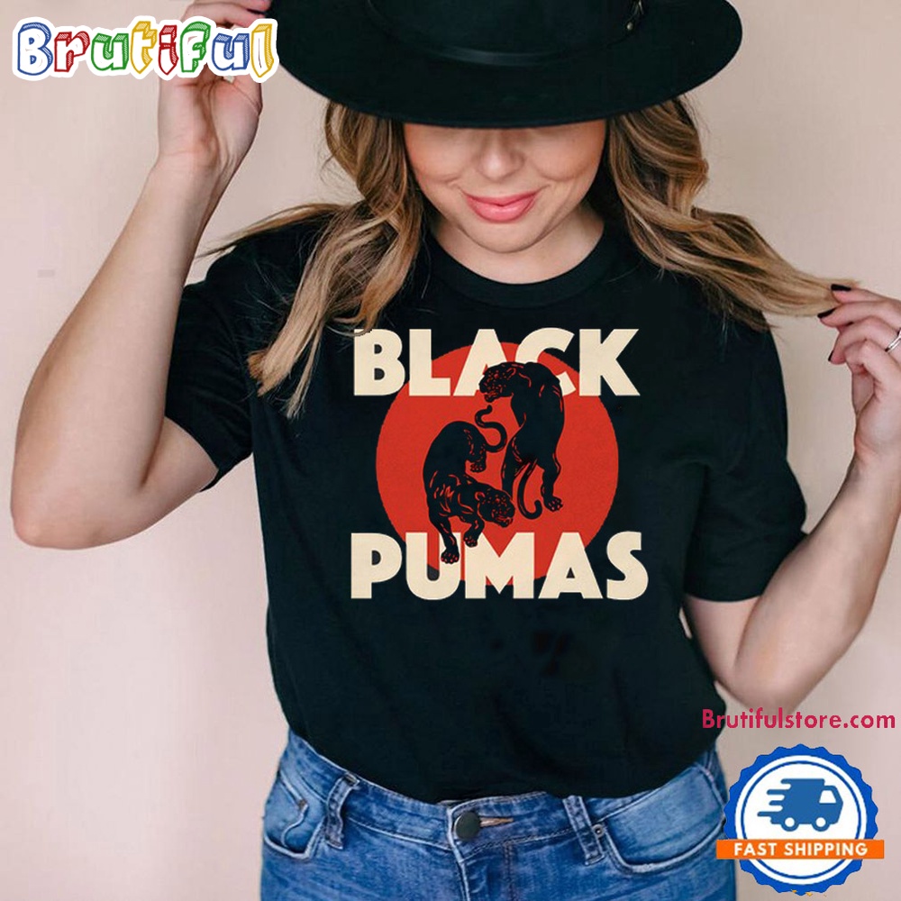 Black Pumas Double Pumas 2024 T Shirt 2