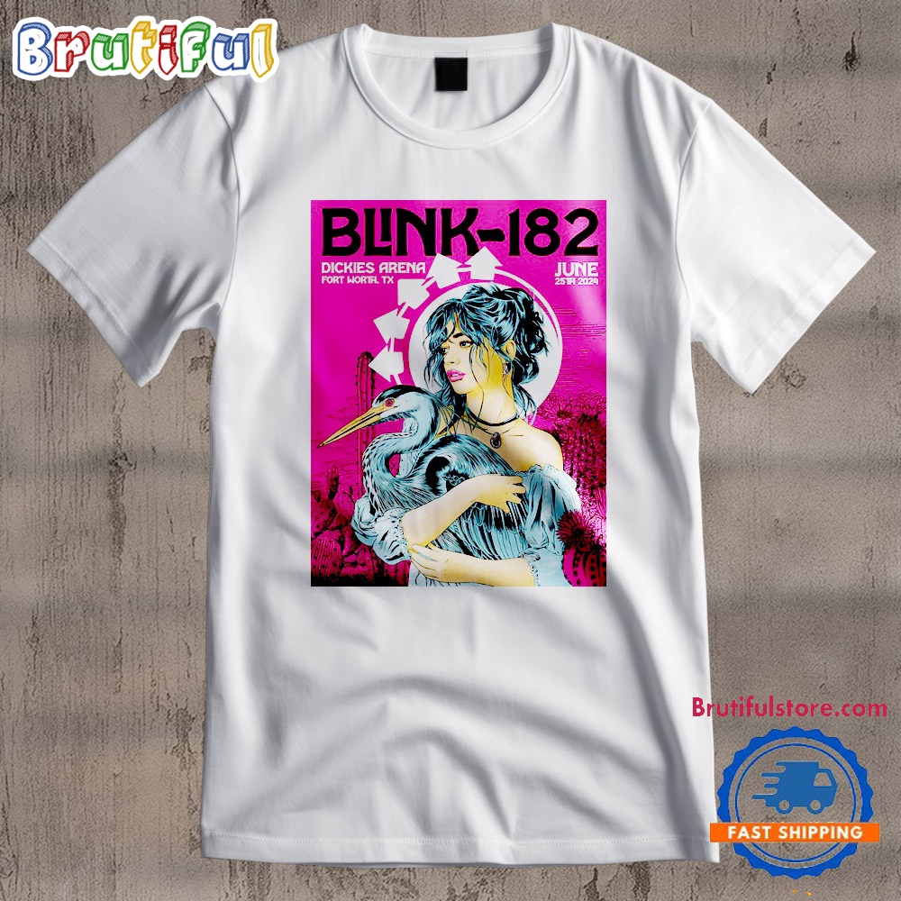 Blink 182 June 25 2024 Dickies Arena Fort Worth TX T Shirt