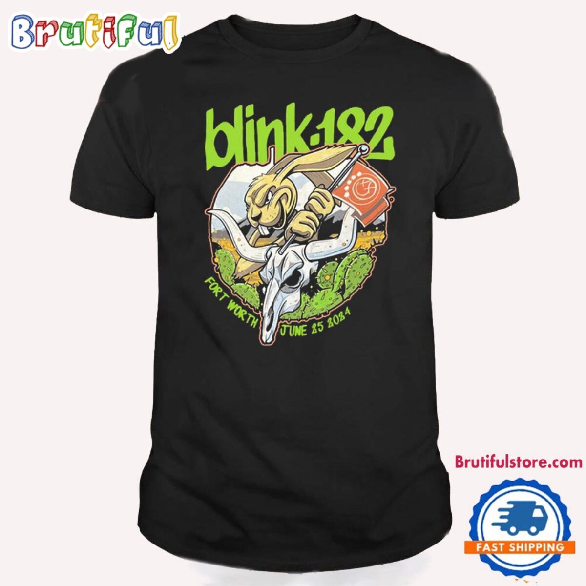 Blink-182 June 25 2024 Fort Worth T Shirt