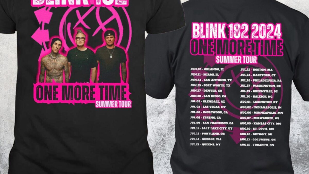 Blink 182 One More Time Tour 2024 T Shirt, Blink 182 Summer Tour 