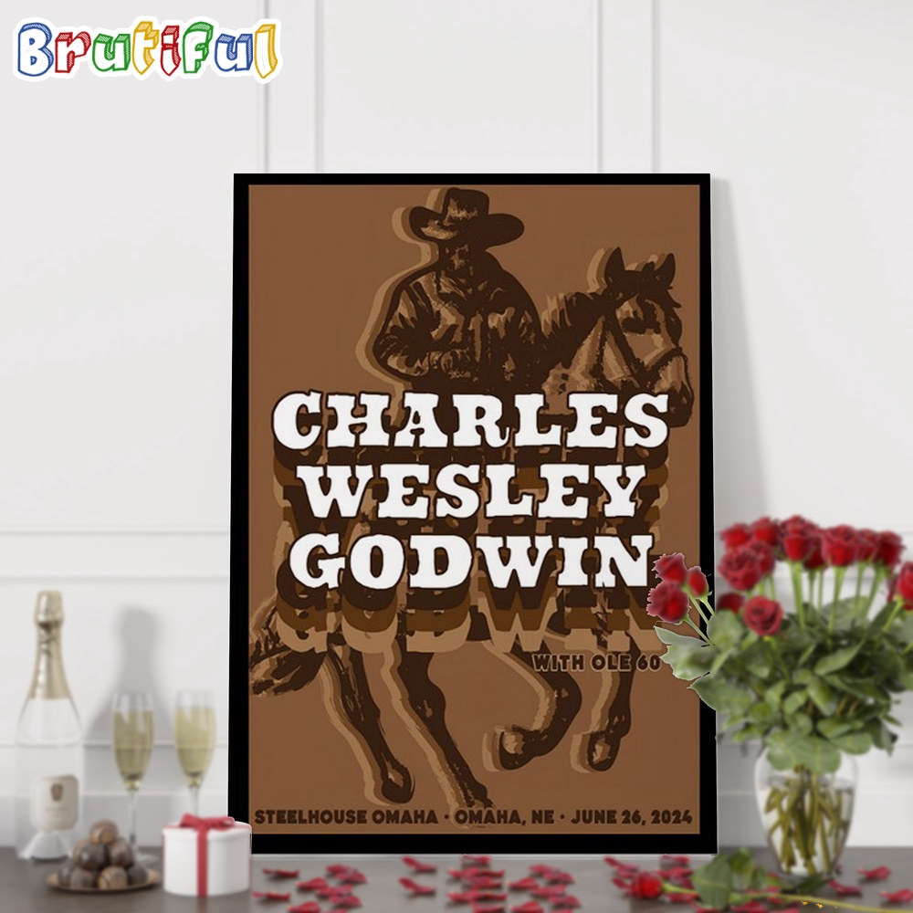 Charles Wesley Godwin June 26 2024 Steelhouse Omaha Omaha NE Wall Art Poster Canvas