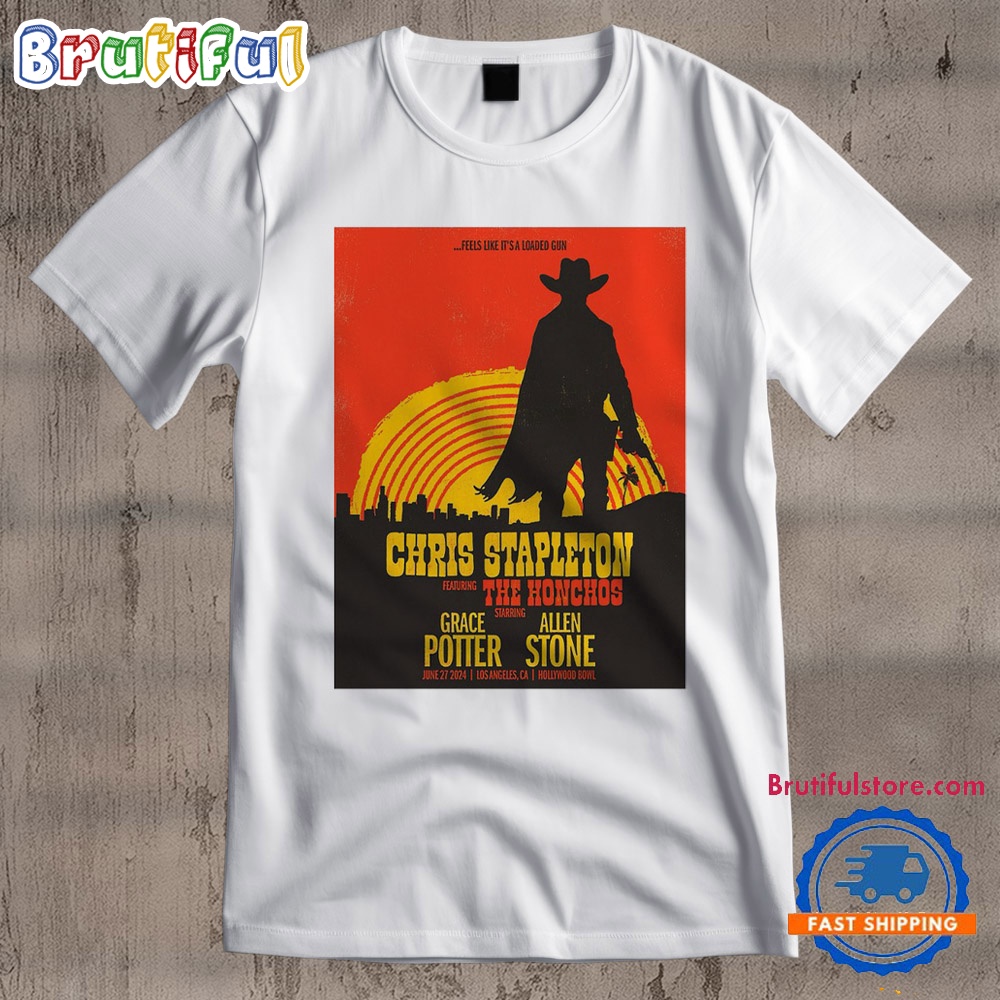 Chris Stapleton June 27 2024 Hollywood Bowl Los Angeles CA T Shirt