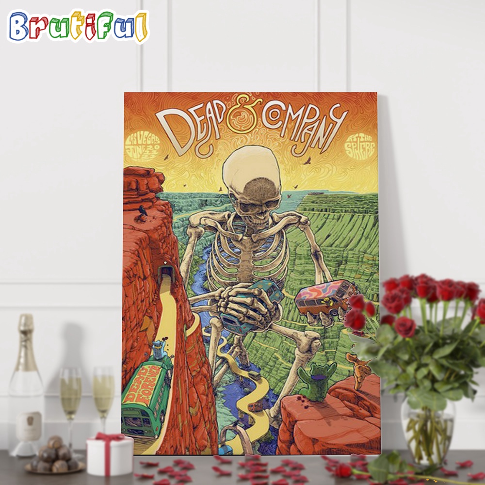 Dead And Company June 20 22 2024 Las Vegas Nevada Wall Art Poster Canvas