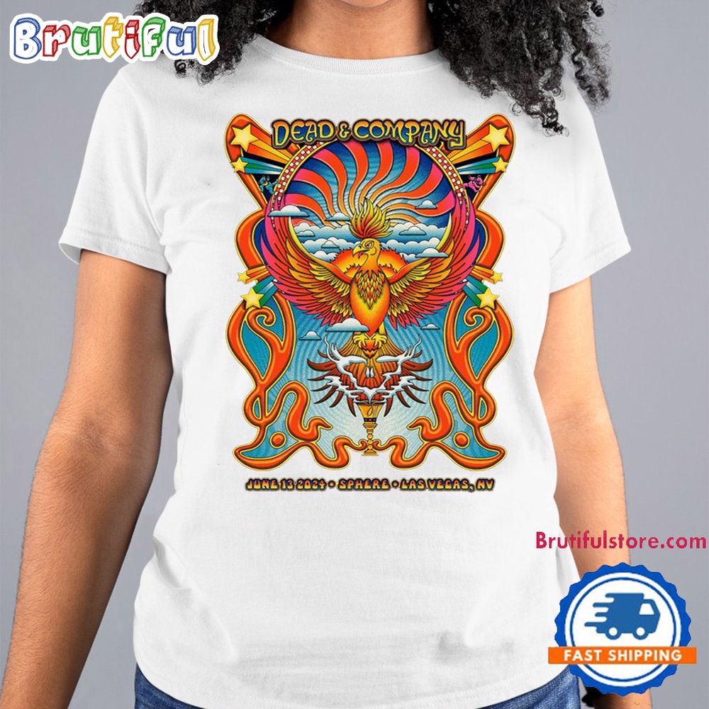 Dead And Company June 2024 Las Vegas Sphere NV T Shirt 2
