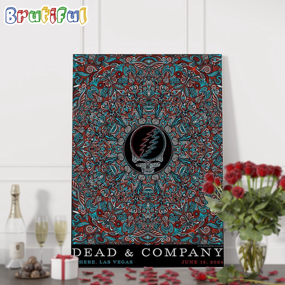 Dead Company At Sphere In Las Vegas NV On June 15 2024 Wall Art Poster Canvas