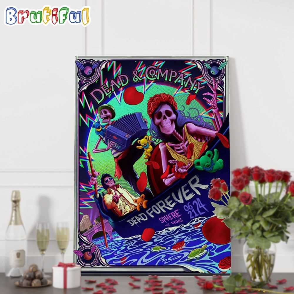 Dead Company Tour In Las Vegas NV On June 21 2024 Wall Art Poster Canvas