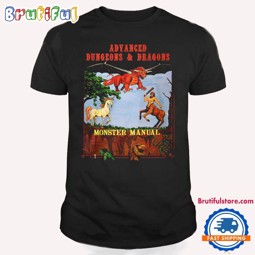 Dnd Shirt Advanced Dungeons And Dragons Monster Manual T Shirt