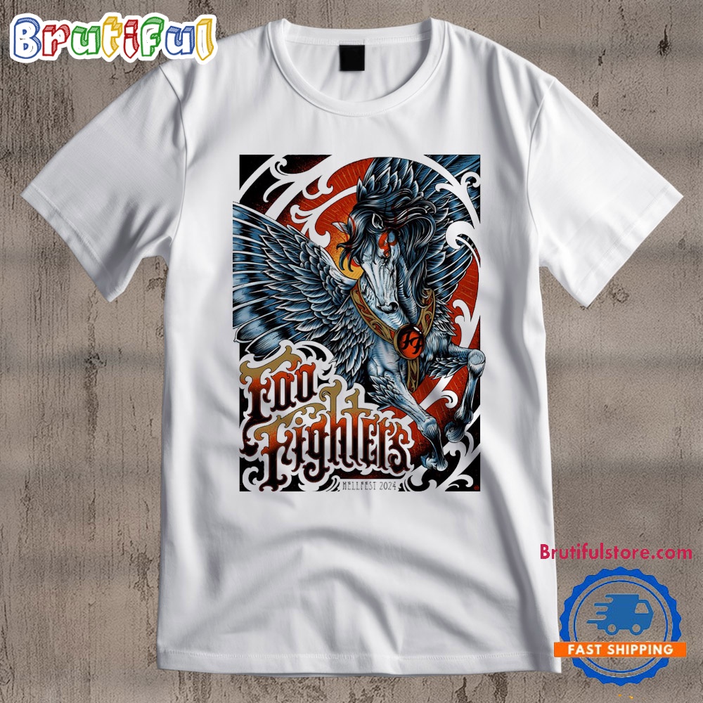 Foo Fighters Hellfest Open Air Festival 2024 T Shirt