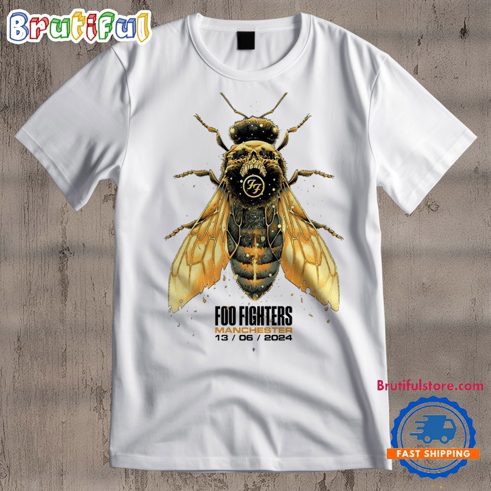 Foo Fighters June 13 2024 Manchester Emirates Old Trafford T Shirt 1