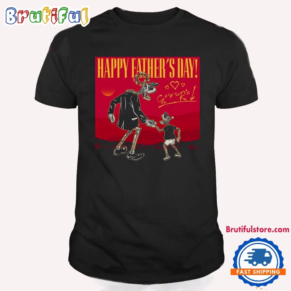 Guns N Roses Happy Father's Day 2024 T Shirt