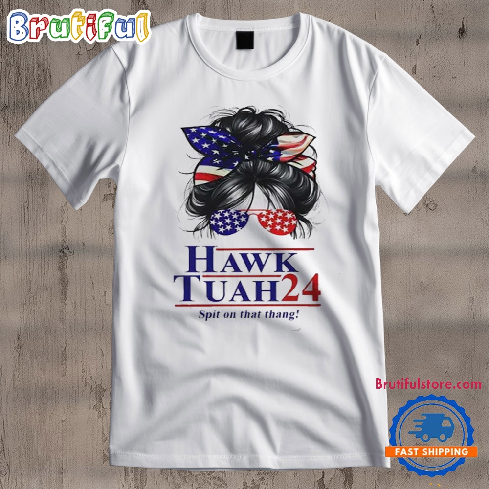 Happy 4th Of July Independence Girls Hawk Tuah 2024 T Shirt