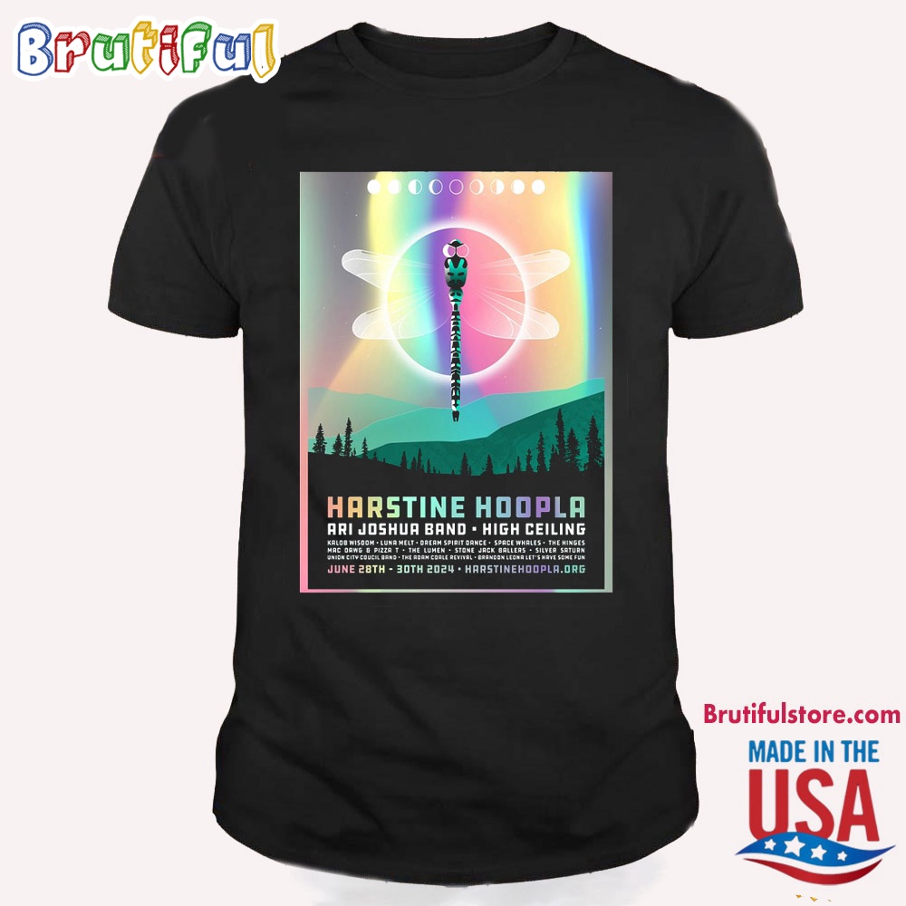 Harstine Hoopla June 28 30 2024 Harstine Hoopla Shelton WA Tour T Shirt