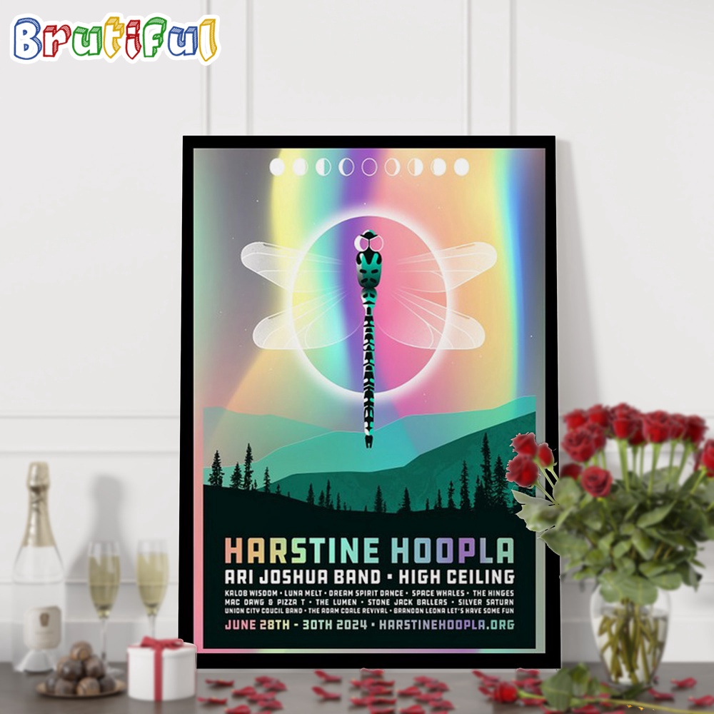 Harstine Hoopla June 28 30 2024 Harstine Hoopla Shelton WA Wall Art Poster Canvas