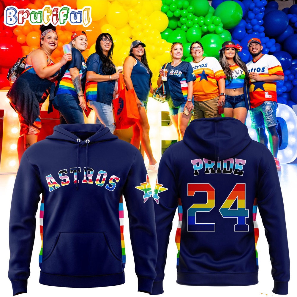 Houston Astros Special Pride Night 2024 Baseball Hoodie