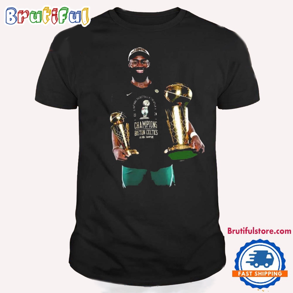 Jaylen Brown Boston Celtics Defining Moments 2024 Champions T Shirt
