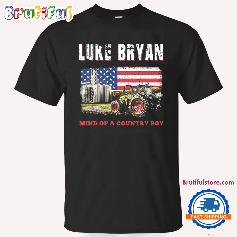 Luke Bryan Mind Of A Country Boy Tour Farm 2024 T Shirt