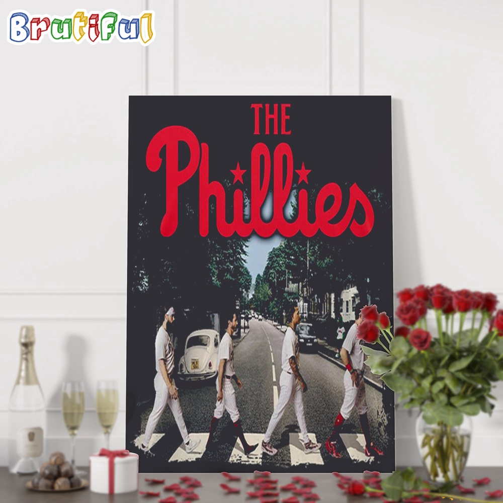 MLB Philadelphia Go On The Road London Series Wall Art Poster Canvas