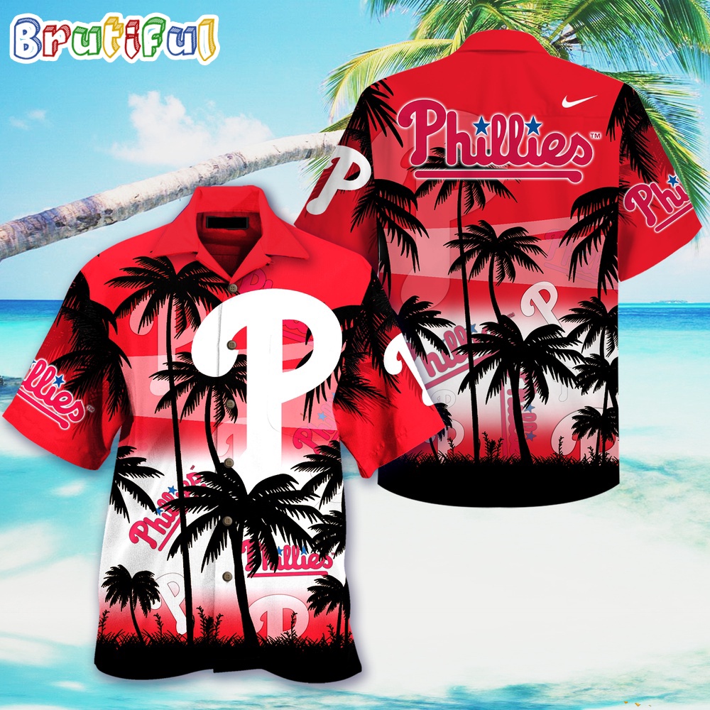 MLB Philadelphia Phillies 2024 Palm Tree Hawaiian Shirt