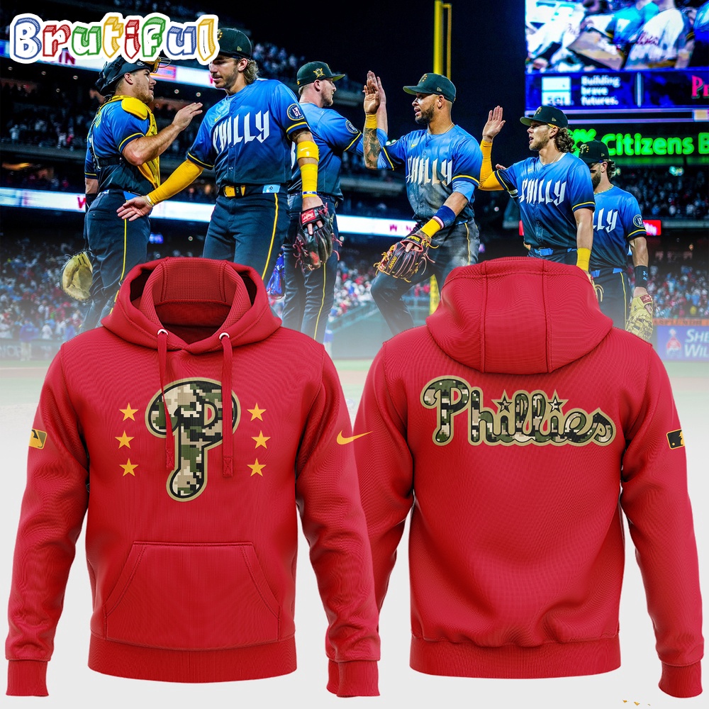 MLB Philadelphia Phillies Special Military Appreciation Hoodie