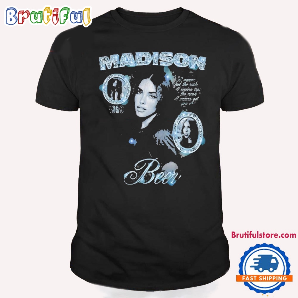 Madison Beer Spinnin Tour Acid Wash Tour 2024 T Shirt