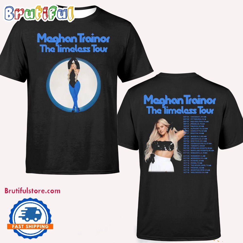 Meghan Trainor The Timeless Tour 2024 T Shirt Meghan Trainor Fan Shirt The Timeless Tour Tee