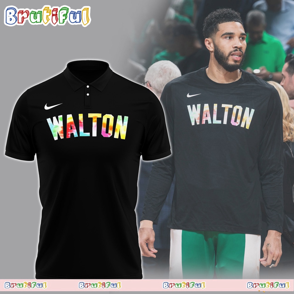 NBA Adam Silver Bill Walton Boston Celtics Polo Shirt 1