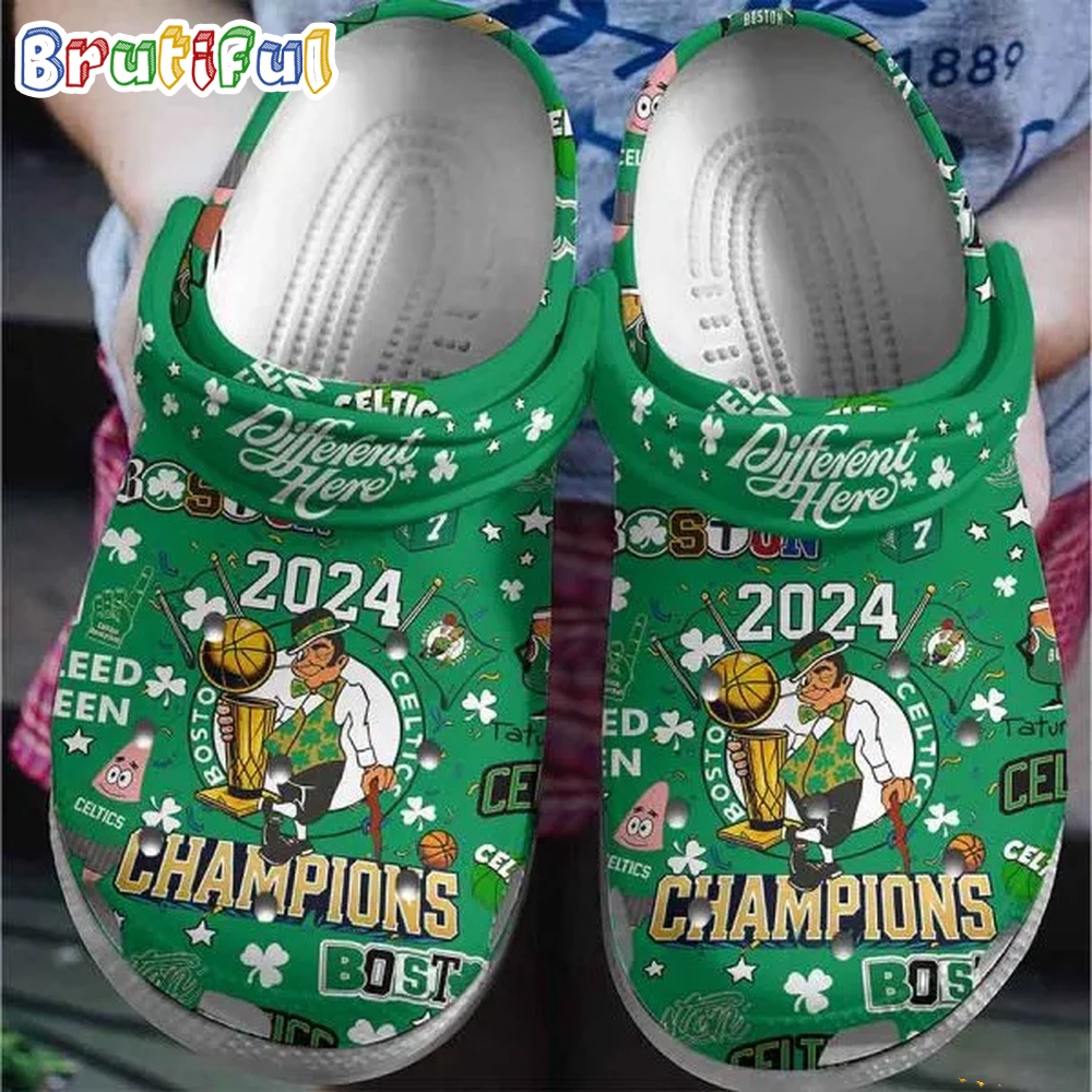 NBA Boston Celtics 2024 Final Champions Crocs Clog Shoes