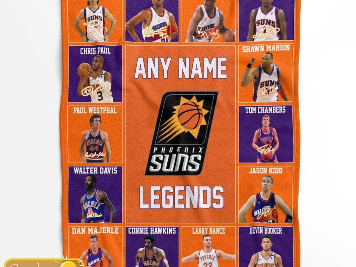 NBA Phoenix Suns Basketball Team Player Legends Blanket