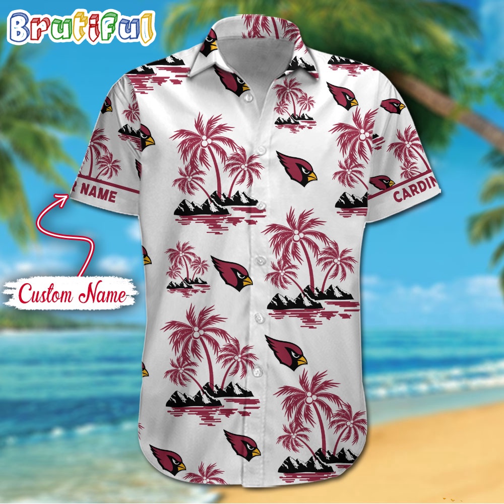 NFL Arizona Cardinals Palm Tree Tropical Summer Hawaiian Shirt 1
