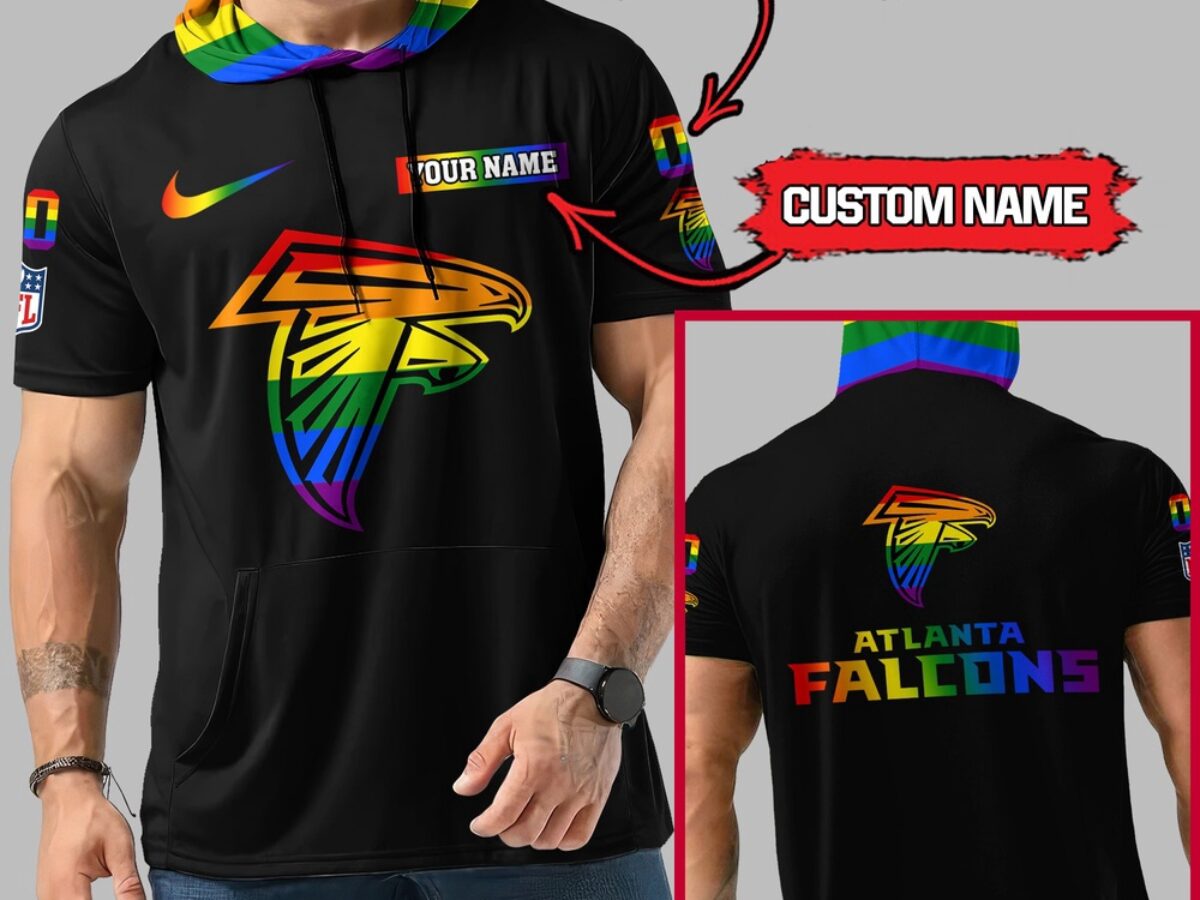 NFL Atlanta Falcons LGBT Workout Hoodie Tank Tops Custom LGBT