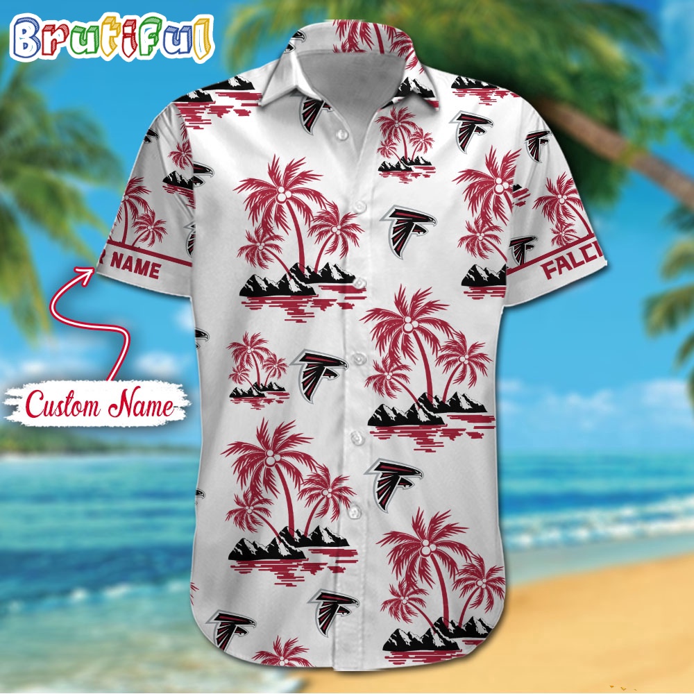 NFL Atlanta Falcons Palm Tree Tropical Summer Hawaiian Shirt 1