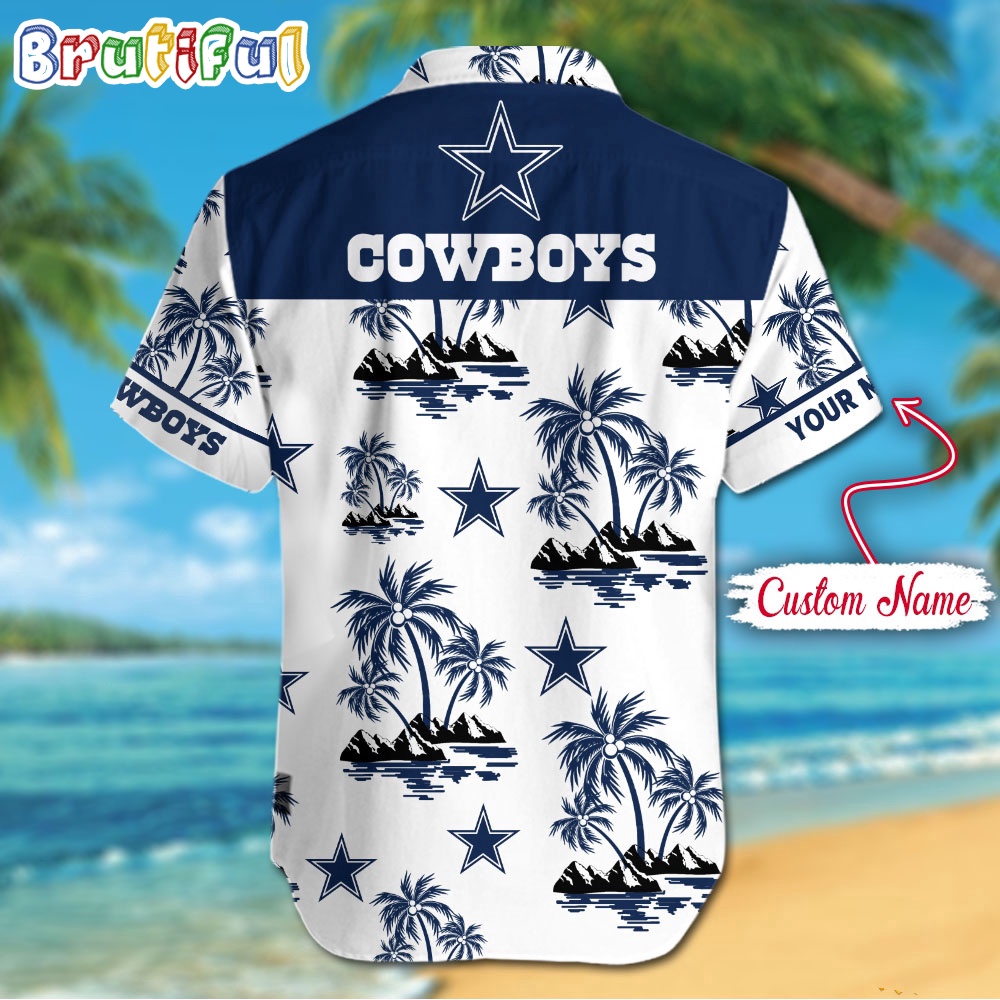 NFL Dallas Cowboys Palm Tree Tropical Summer Hawaiian Shirt 2