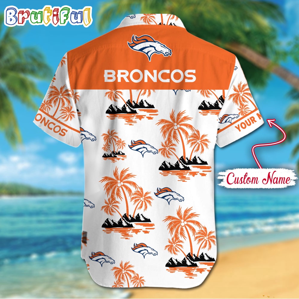 NFL Denver Broncos Palm Tree Tropical Summer Hawaiian Shirt 2