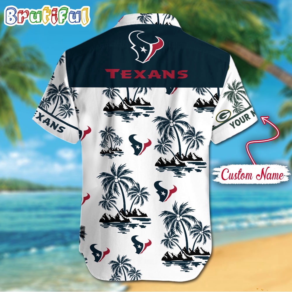 NFL Houston Texans Palm Tree Tropical Summer Hawaiian Shirt 2