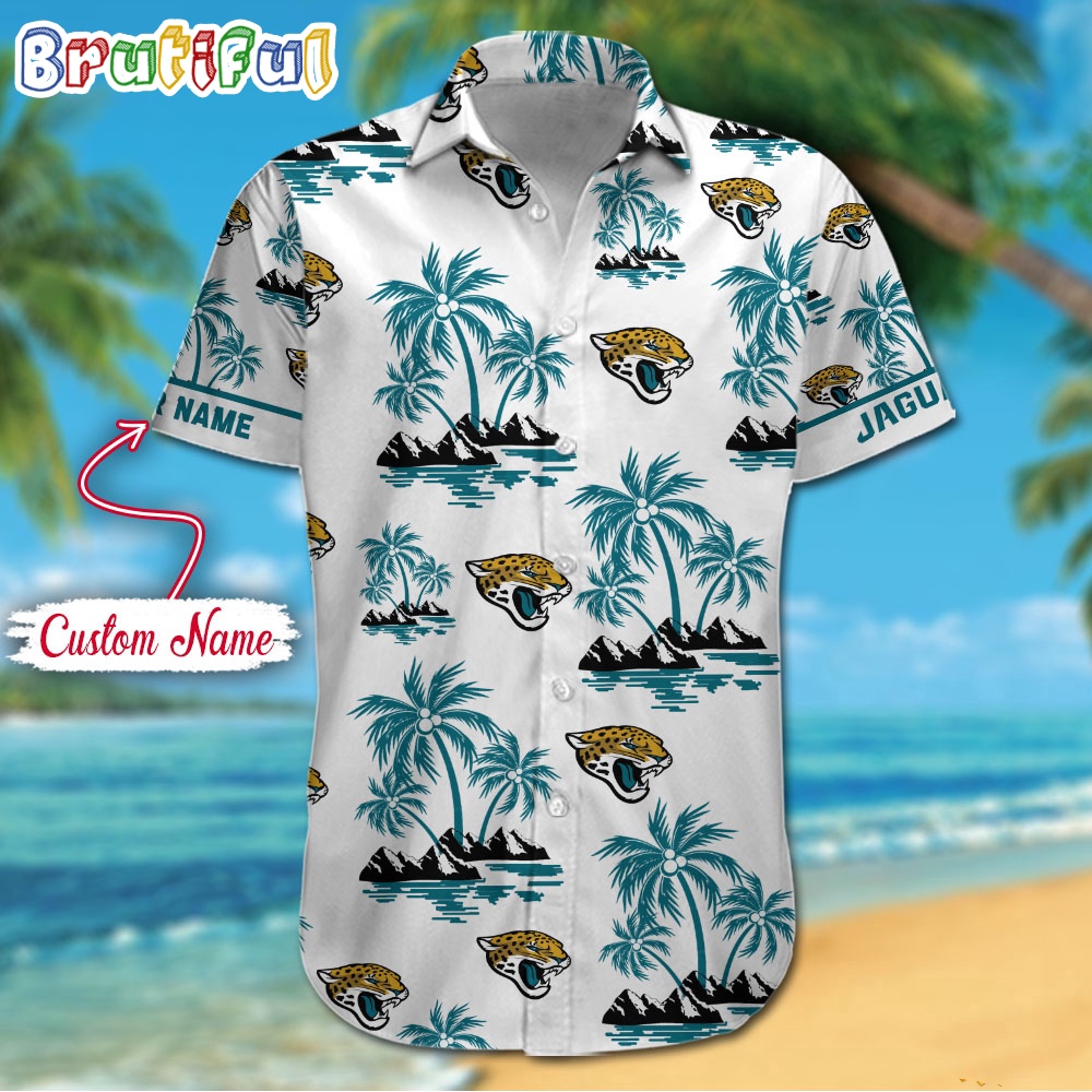 NFL Jacksonville Jaguars Palm Tree Tropical Summer Hawaiian Shirt 1