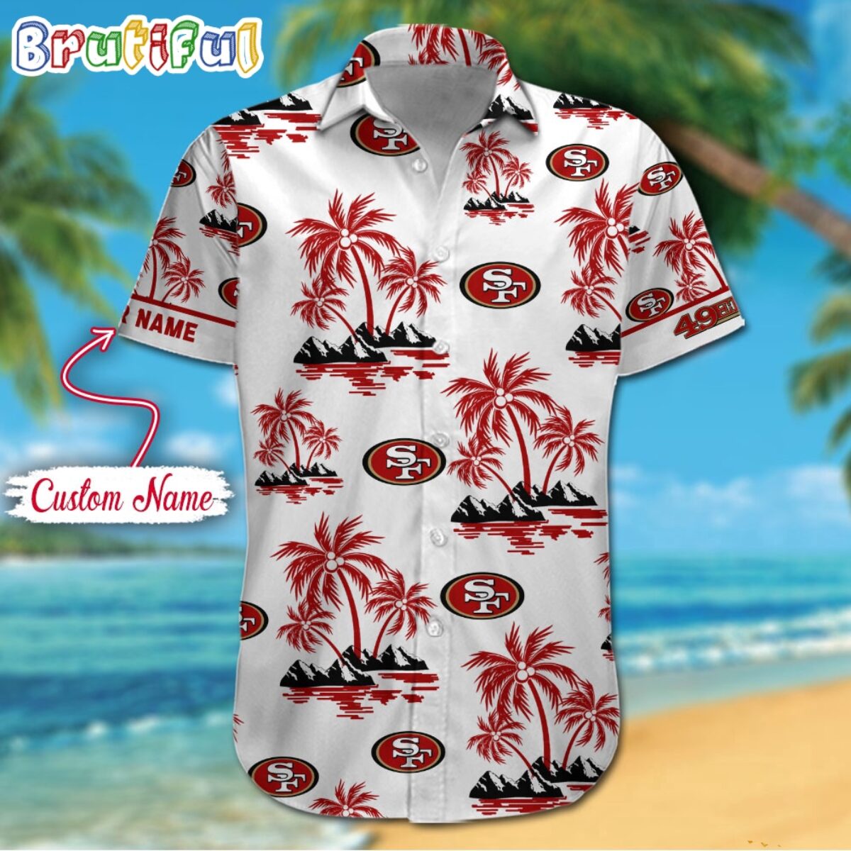 NFL San Francisco 49ers Palm Tree Tropical Summer Hawaiian Shirt