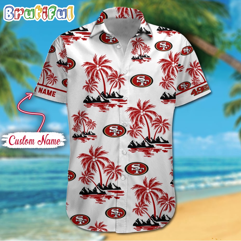 NFL San Francisco 49ers Palm Tree Tropical Summer Hawaiian Shirt 1