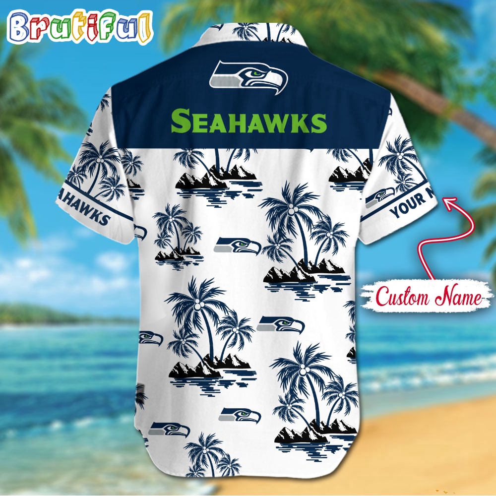 NFL Seattle Seahawks Palm Tree Tropical Summer Hawaiian Shirt 2