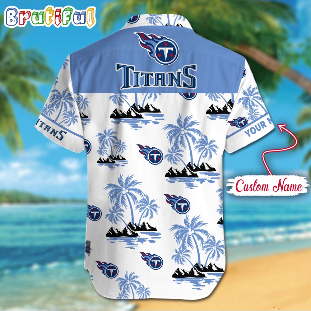 NFL Tennessee Titans Palm Tree Tropical Summer Hawaiian Shirt 2