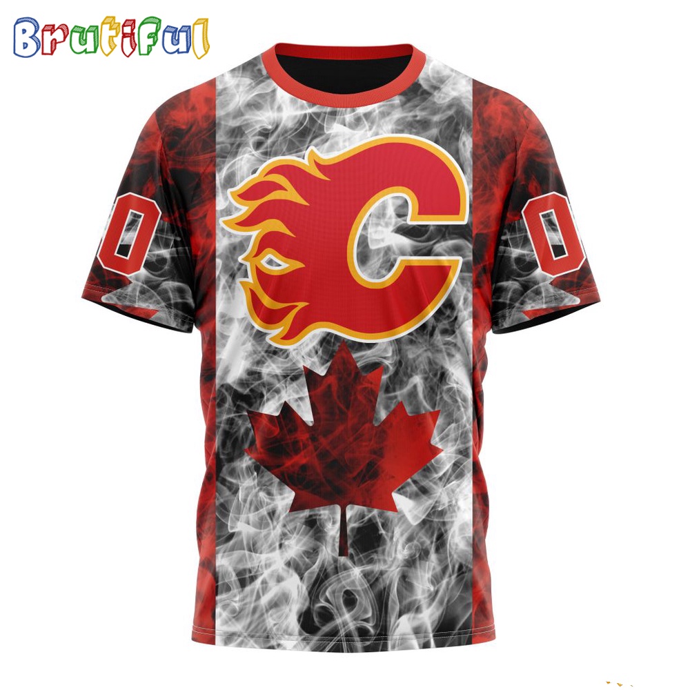 NHL Calgary Flames Happy Independence Day The 4th Of July 3D T Shirt 1