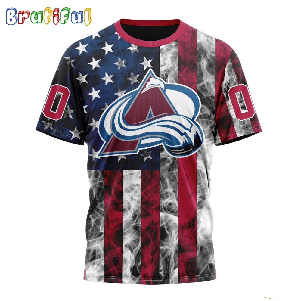 NHL Colorado Avalanche Happy Independence Day The 4th Of July 3D T Shirt 1