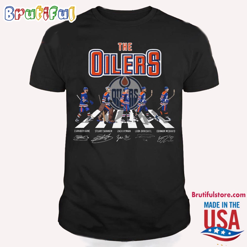 NHL Edmonton Oilers Go On The Road Signature T Shirt