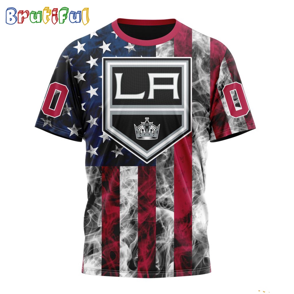 NHL Los Angeles Kings Happy Independence Day The 4th Of July 3D T Shirt 1