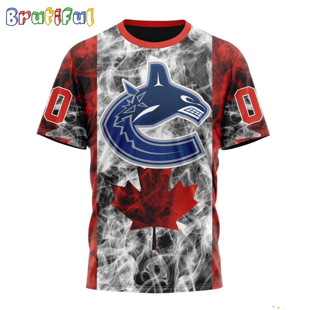 NHL Vancouver Canucks Happy Independence Day The 4th Of July 3D T Shirt 1